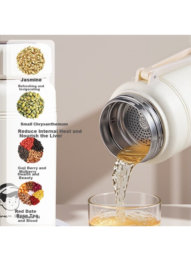 Pakchoice Large Capacity Insulated Water Bottle High-quality Stainless Steel Tea Separation Mug 316 Stainless Steel Tea Infuser Cup For Men And Women - Image 2