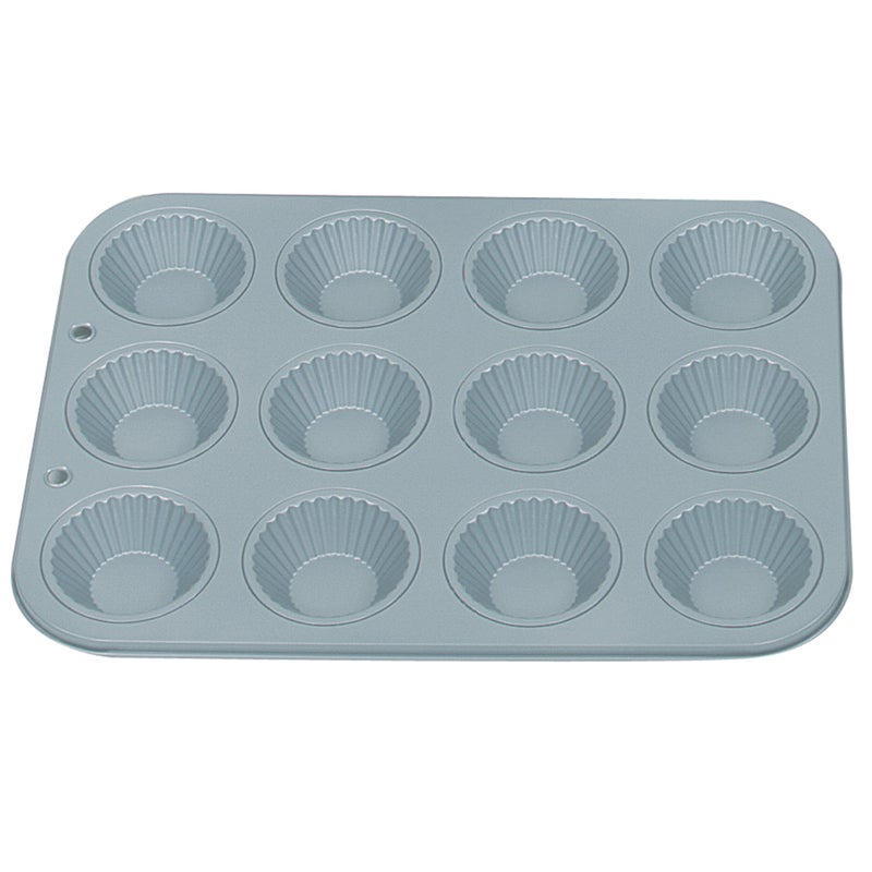 Fox Run Ribbed Tart Pan, 12-Cup, Preferred Non-Stick, 10.5 x 14 x 1 inches - Image 1