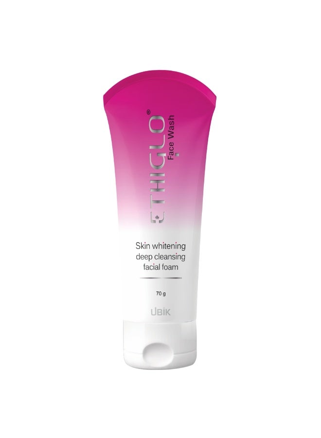 Ethiglo facewash 70gm | Skin whitening deep cleansing facial foam | Pack of 2 - Image 2