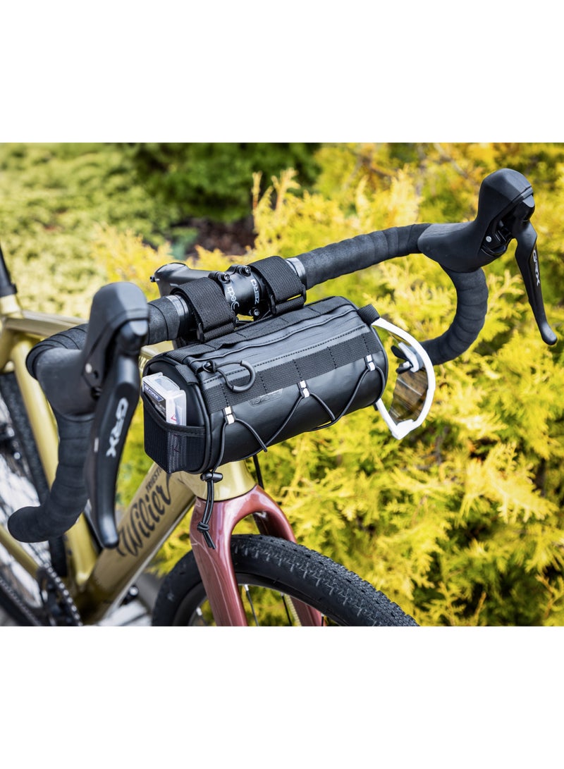فورس Force bag on handlebar burrito, black - Image 2
