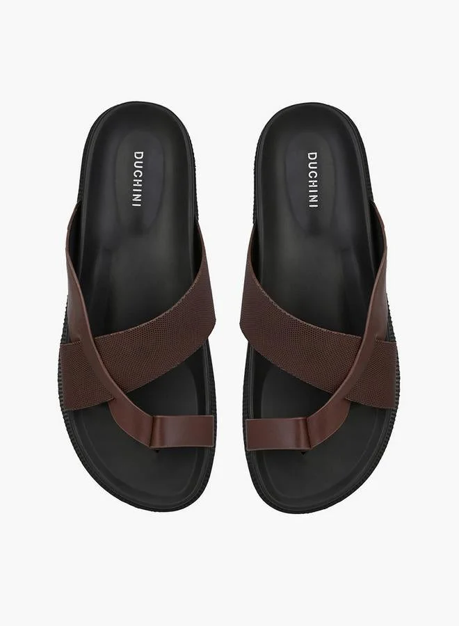 Duchini BROWN Men Slip-On Comfort Sandals for Men | Best Price UAE