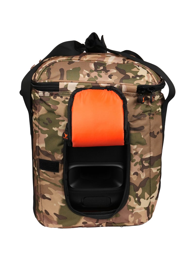 Angry Bull Speaker Bag Safety Carrying Storage Case with Shoulder and Handy Strap Travel Bag for JBL Encore Essential - ARMY C  - Image 3