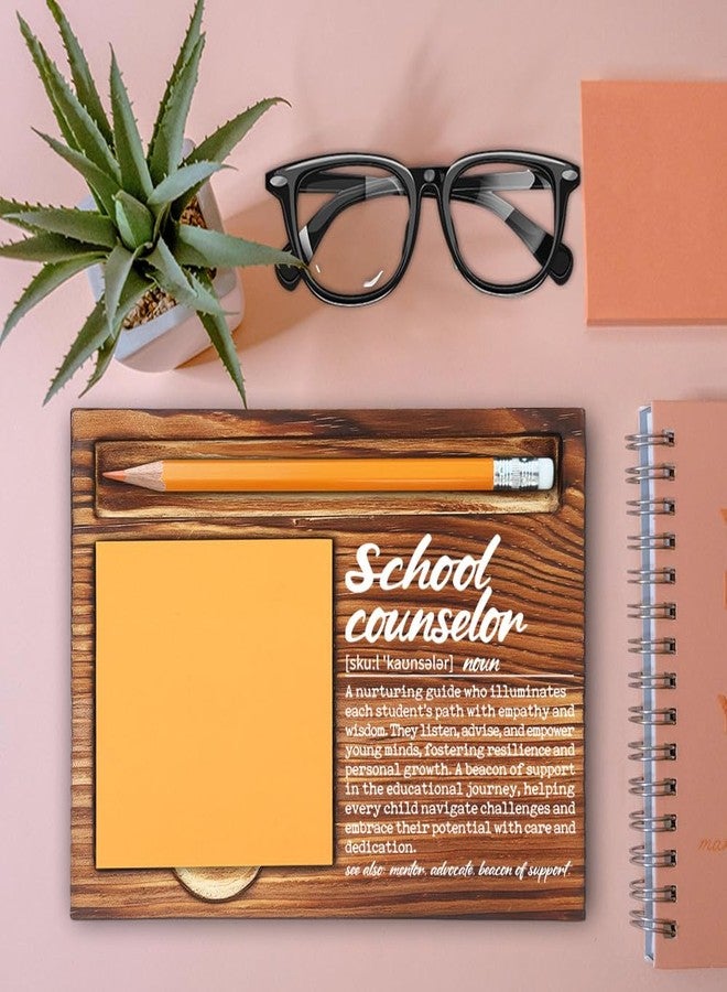 MFOMFO School Counselor Gifts for Women Men, Thank You Appreciation Gift for School Counselor, School Counselor Day Gift, Graduation, End of Year, Back to School Gift Self-Stick Note Pad Holders-LBB67 - Image 2