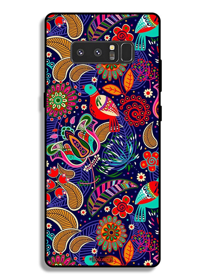 Tolwak Samsung Galaxy Note 8 Protective Case Cover Birds And Floral Pattern - Image 2