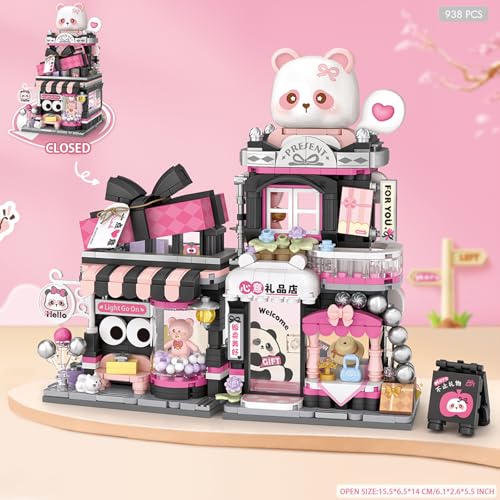MEIEST Mini City Shop Street View Building Blocks Model SetSimulation Animals Architecture Collection Particle Construction Building Bricks ToyHome Decoration Gift Shop - Image 5