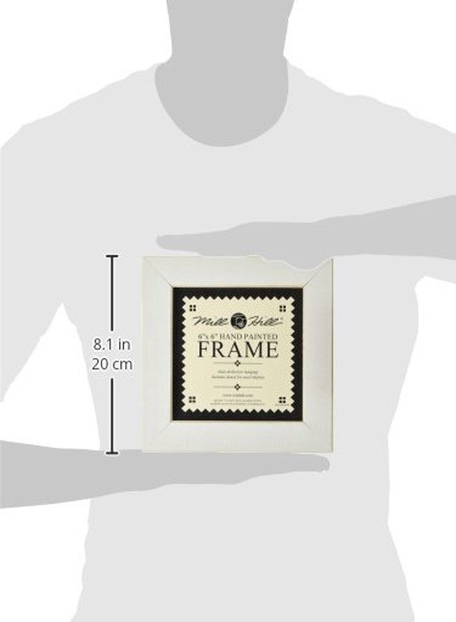 Mill Hill Wooden Frame, 6 by 6-Inch, Antique White - Image 2