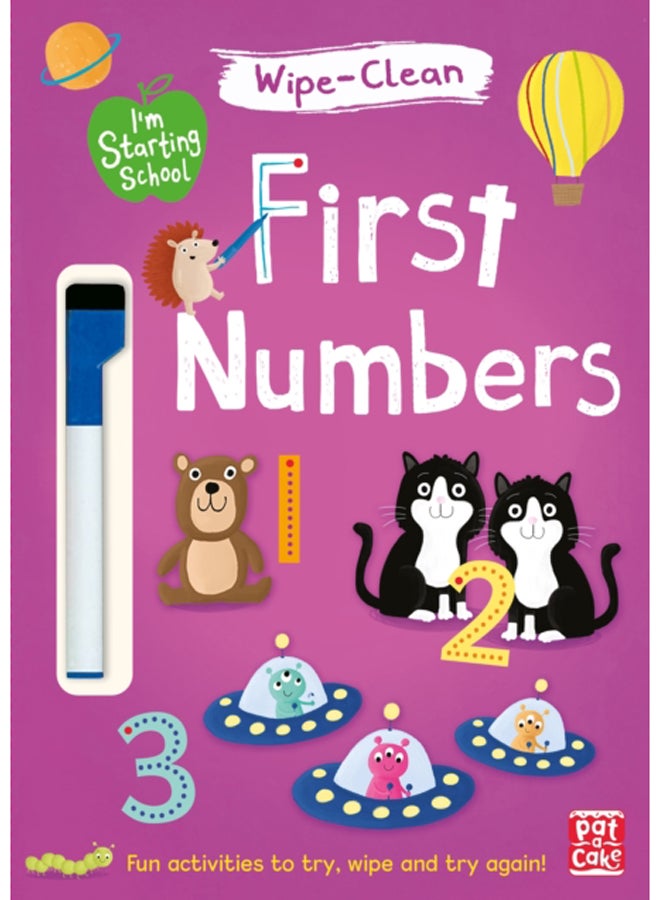 I'm Starting School: First Numbers : Wipe-clean book with pen