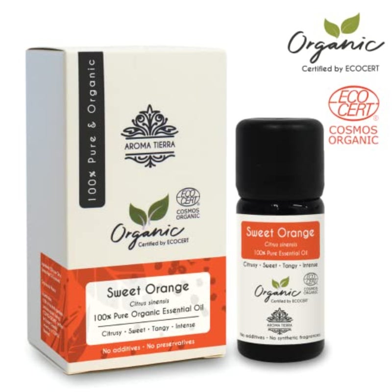 Organic Sweet Orange Essential Oil 10ml - 100 Pure Natural - Bright Citrusy Uplifting Aromatherapy Diffuser Relaxation Skin DIY Blends - Image 4