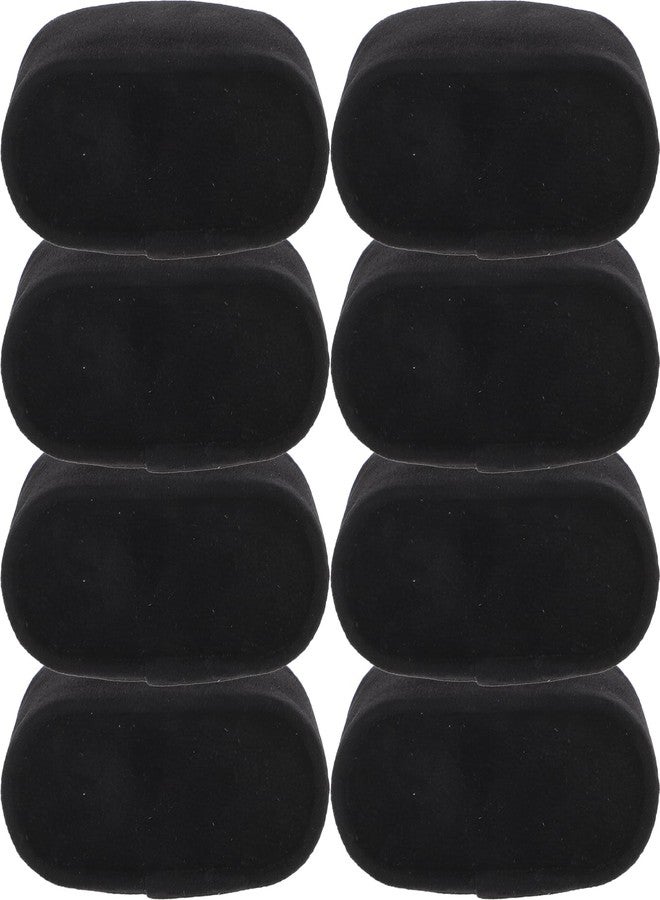 Baluue 8pcs Bracelet Bangle Chain Pillow Holder, Small Jewelry Display Pillow Flannelette Watch Pillow for Watch Box Jewelry Display Storage Case (Black) - Image 1