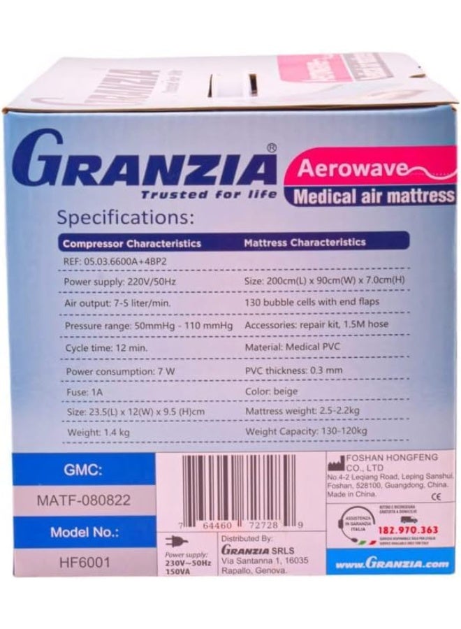 Granzia Padotrix Trusted For Life Aerowave Medical Air Mattress - Anti-Bed Sore & Adjustable Pressure | 2-Year Warranty - Image 2