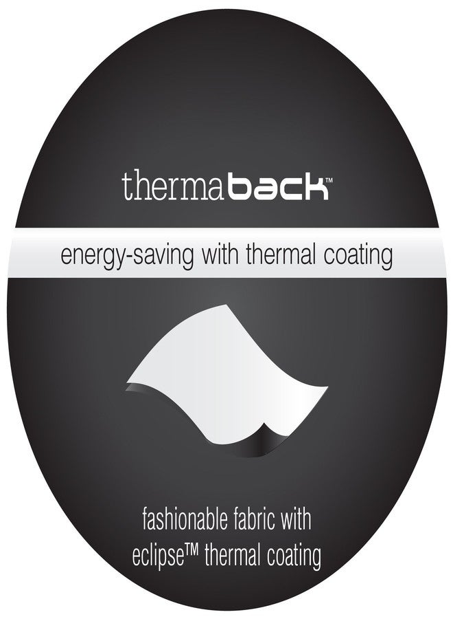 إكليبس ستائر تعتيم إكليبس لغرفة النوم - كاسيدي 52 بوصة × 84 بوصة، ستائر معزولة حرارياً ذات لوحة واحدة وحلقات معدنية علوية، ستائر تعتيم للغرفة لغرفة المعيشة، أبيض - Image 4