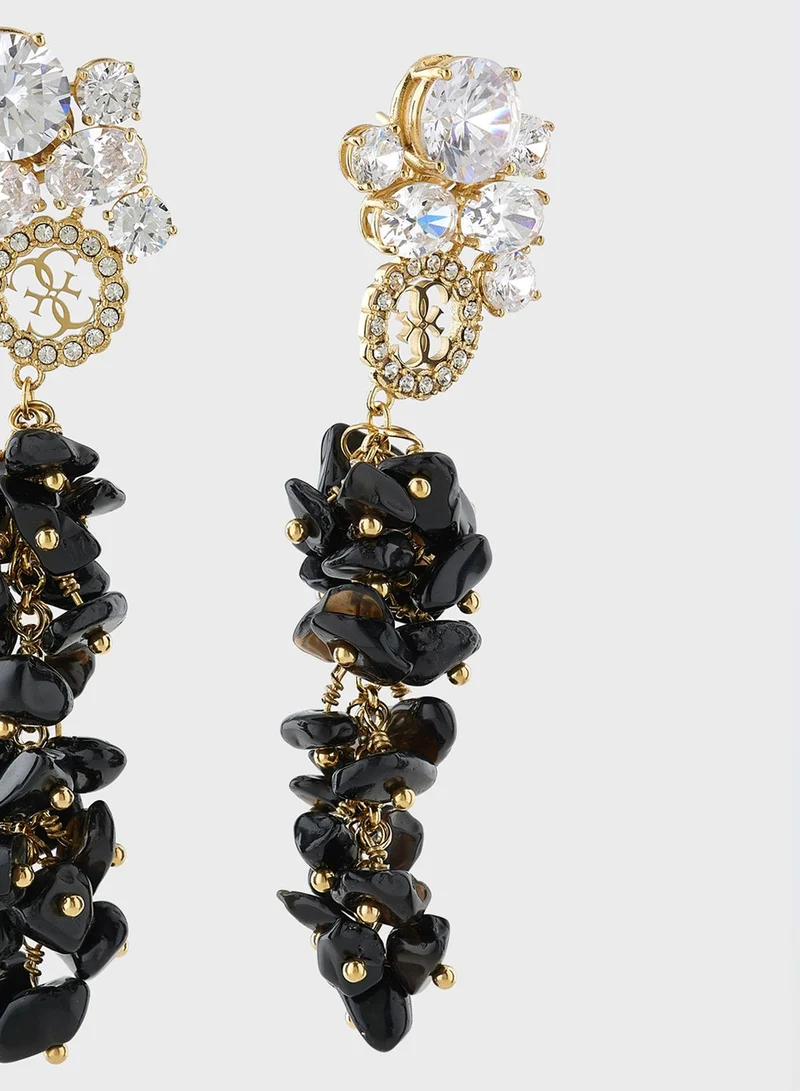 GUESS Agate Pendant Earrings