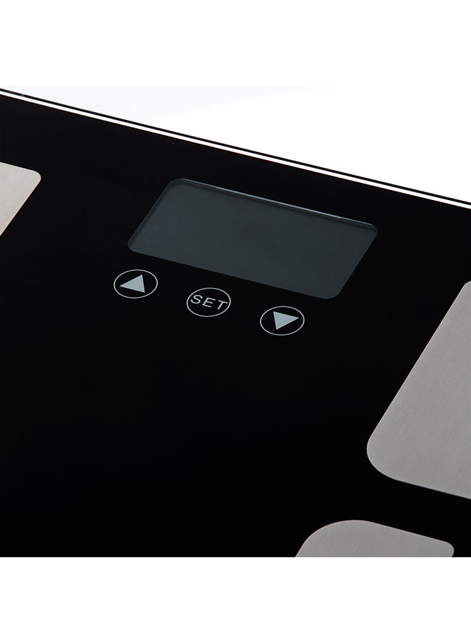 GEEPAS Digital Body Fat Scale, Tempered Glass Platform- GBS46505UK, LCD Display ABS Body Low Power And Overload Indication Auto On-Off 180Kg Capacity 1.5V AAA Batteries - Image 3