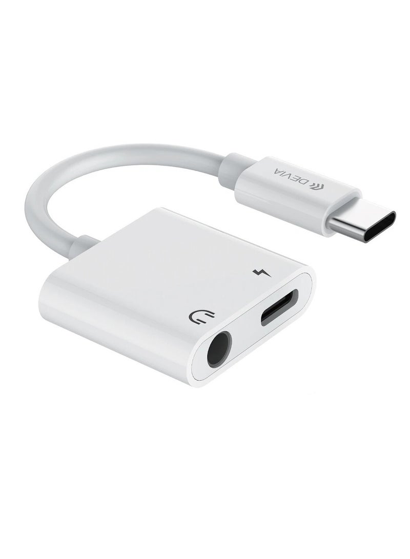 ديفيا محول اوكس Devia اوكس نقل واضح وبدون فقدان للإشارات الصوتية إلى سماعات الأذن الذكي من النوع C إلى النوع C+DC3.5 - Image 1