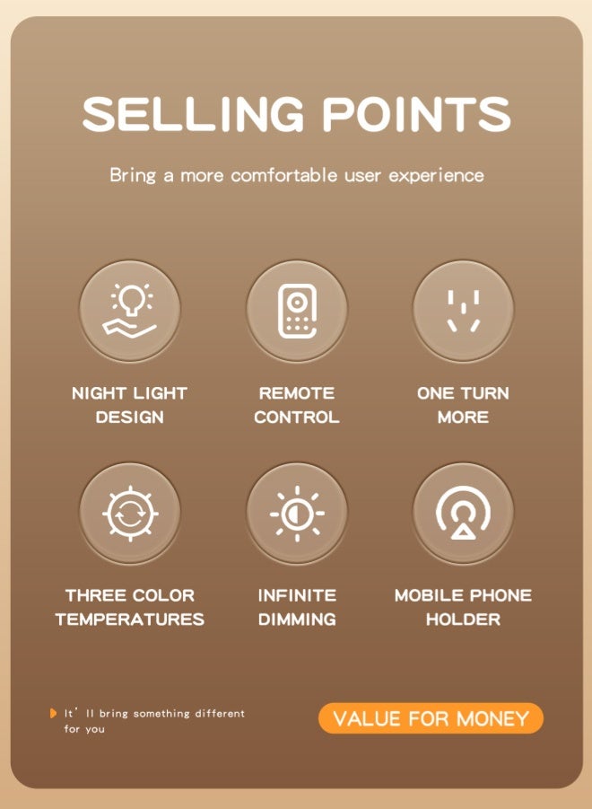 OSGONA Multi Plug Extension Socket, Electrical Connection, Electrical Outlet Extender, Power Extension , Universal Plug Adapter, with Remote Control, 3-Color Dimmable Night Light, 2 USB Ports and 1 Type-C Fast Charging Port, Phone Holder, UK 10A Switched Plug, 2500W Max Power, USB Wall Charger for Home, Office, Kitchen - Image 2