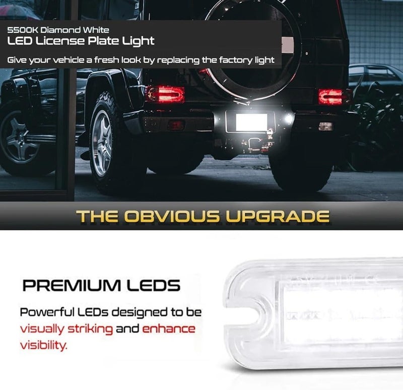 QASULER LED License Plate Lights for G-Class Models - Image 4