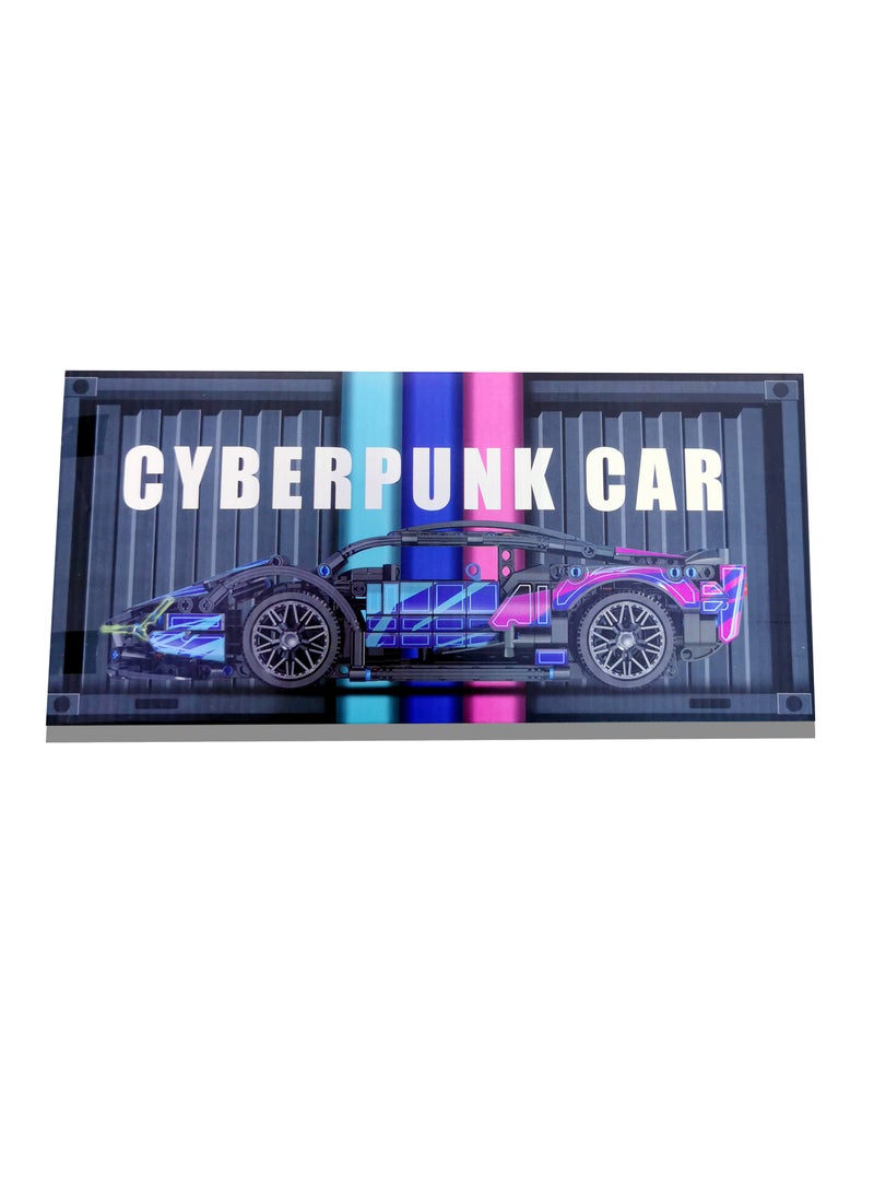 Super Sports Car Building Blocks Sets, 1280 Pieces 1:14 Drift Car Building Blocks, Model Building Set for Adults, Technic Sports Car Building Blocks Racing Car Model Compatible with Large Brands  - Image 2