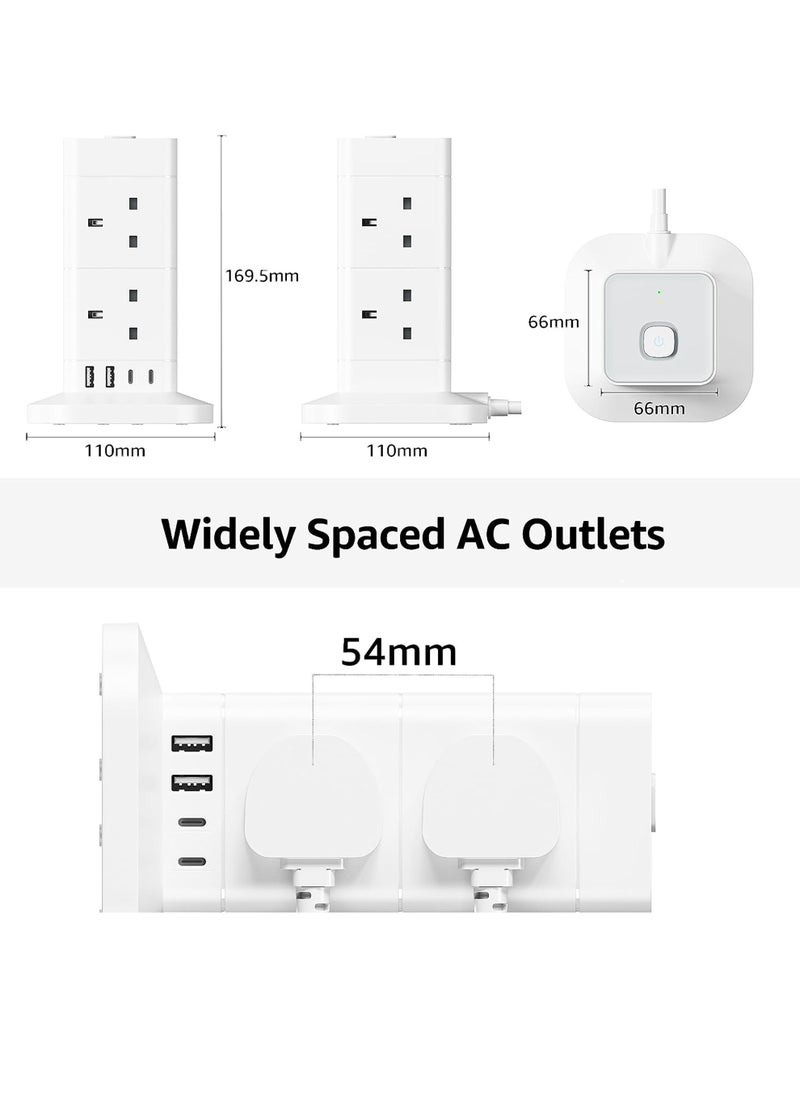 توصيلة كهرباء برج من 8 مخارج 13 أمبير 1.5 متر و 4 مداخل USB - pzsku/Z190B9E3F27A3BCB92548Z/45/_/1694513848/645ff007-2543-4905-8f6b-714332fa64d7