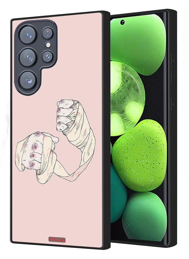 Tolwak Samsung Galaxy S23 Ultra 5G Protective Case Cover Fighter Art - Image 1
