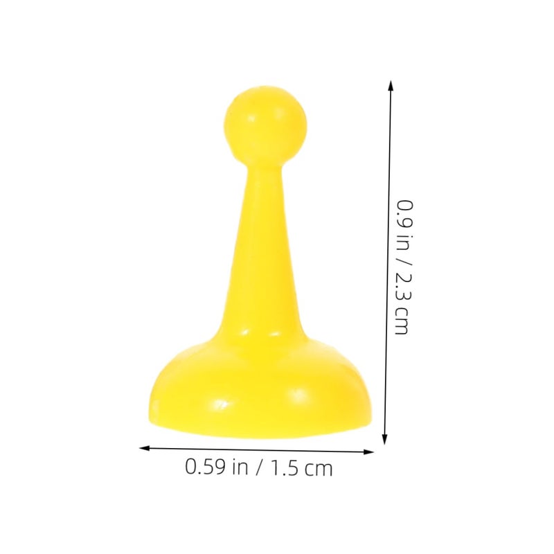 32Pcs Multicolor Plastic Pawn Chess Pieces Bulk Set For Board Games Tabletop Markers - Image 3