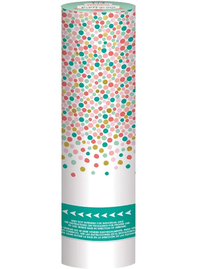 Amscan 3901878 Happy Cake Day Poppers-20CM | Multicolor | 2 Pcs. Confetti