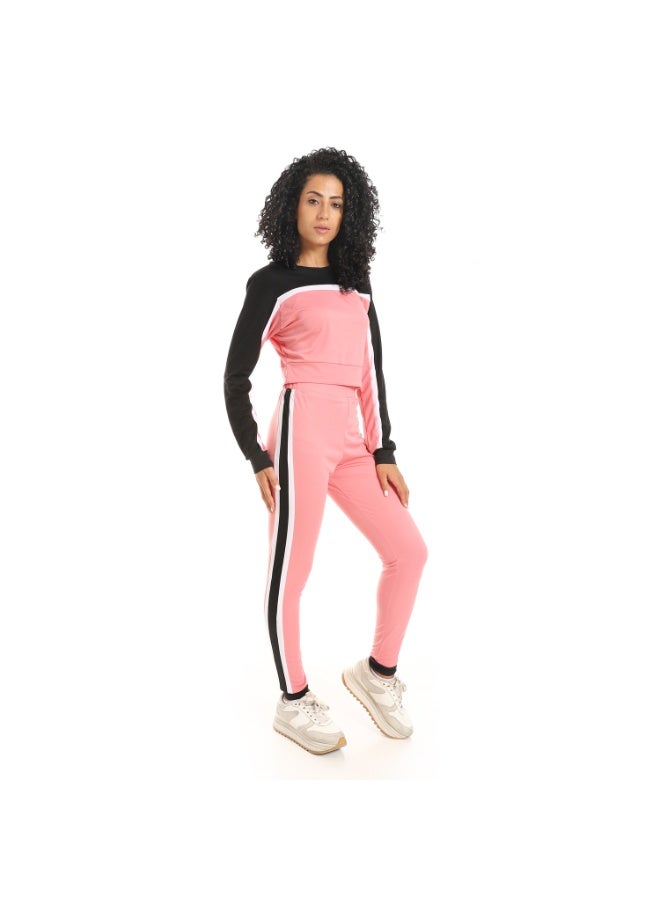Caesar Women's two-piece sports tracksuit, T-shirt and pants - Image 1