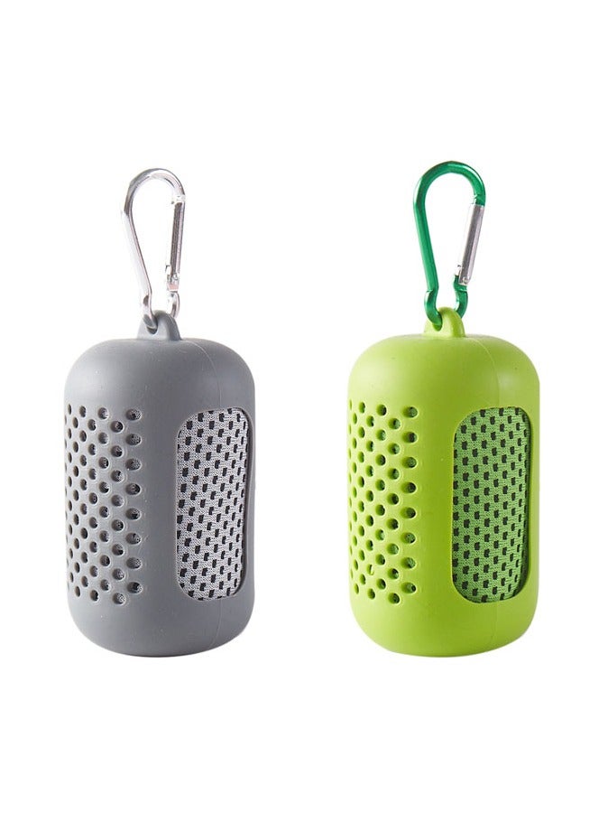 Generic 2 Pieces Portable Sports Towel Quick Dry Sports Cool Towels - Image 4