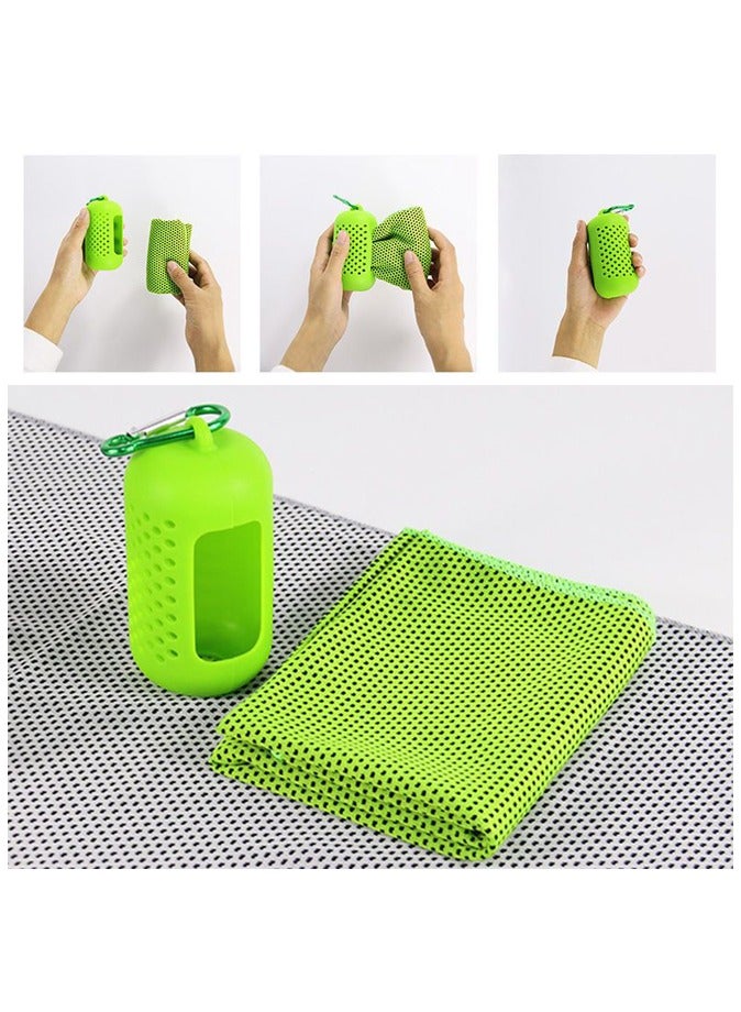 Generic 2 Pieces Portable Sports Towel Quick Dry Sports Cool Towels - Image 3