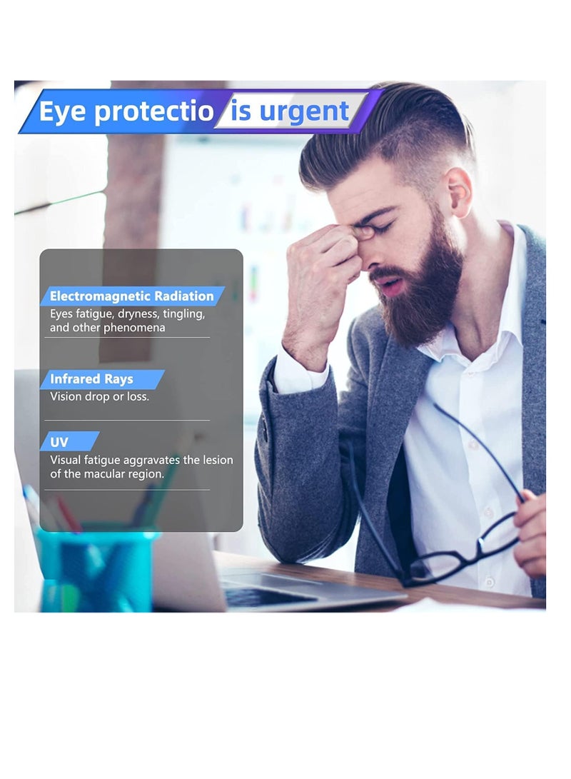 (1Pack) 15.6 inch Screen Protector Anti-Glare Blue Light Filter, Eye Protection Blue Light Blocking Anti Glare Computer Screen Cover for 15.6" with 16:9 Aspect Ratio Laptop(Size Not Include The Bezel)  - Image 5