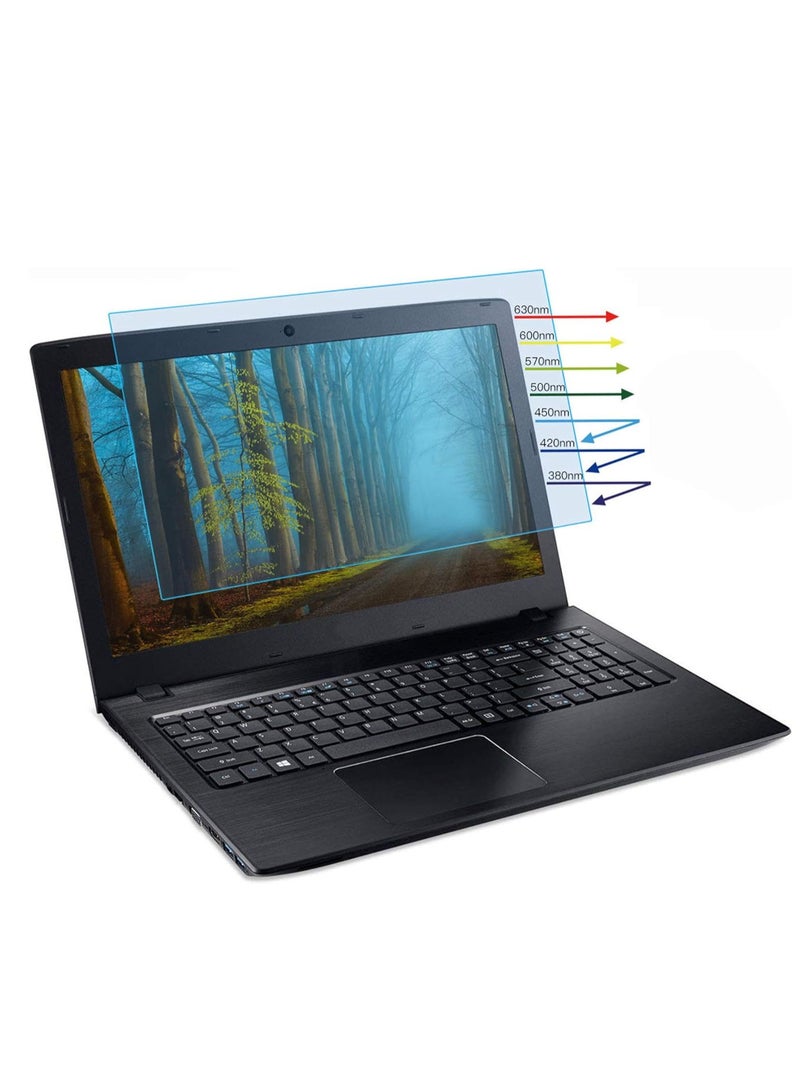 (1Pack) 15.6 inch Screen Protector Anti-Glare Blue Light Filter, Eye Protection Blue Light Blocking Anti Glare Computer Screen Cover for 15.6" with 16:9 Aspect Ratio Laptop(Size Not Include The Bezel)  - Image 1