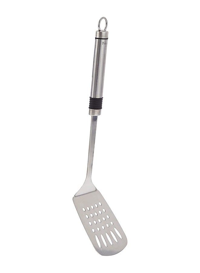 Prestige Eco Slottedturner With Rubbergrip Silver/White/Black 9inch - Image 4