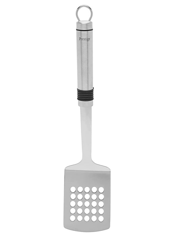 Prestige Eco Slottedturner With Rubbergrip Silver/White/Black 9inch - Image 3