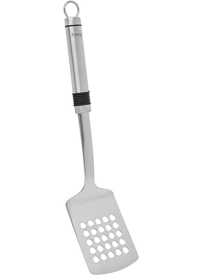 Prestige Eco Slottedturner With Rubbergrip Silver/White/Black 9inch - Image 1