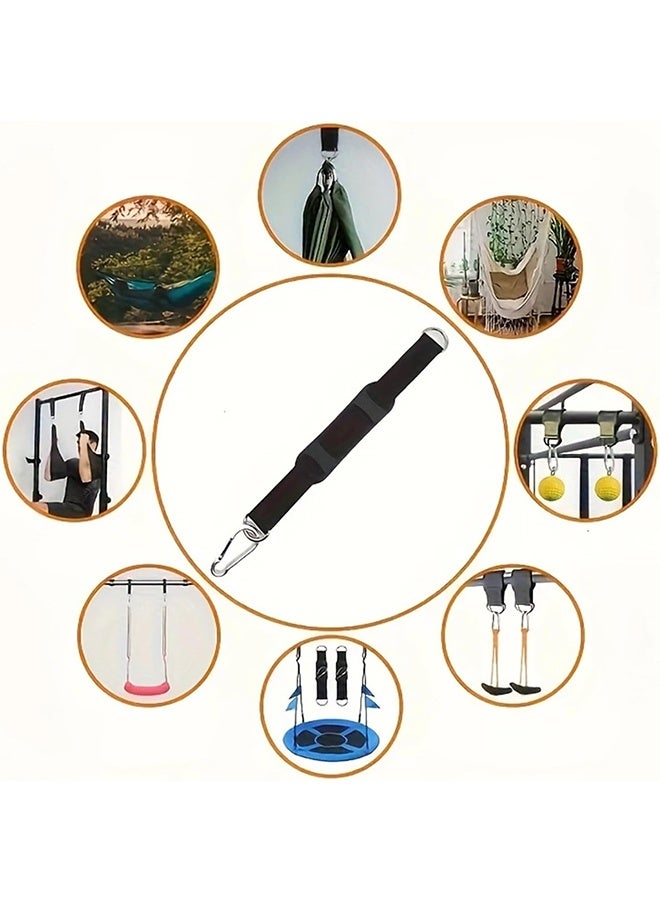 JCB CHIC حامل كيس الملاكمة حزام ثقيل حامل كيس الملاكمة حزام تثبيت للملاكمة زوج واحد معدات التمرين مستلزمات شديدة التحمل للصالة الرياضية في الحديقة المنزل - Image 2