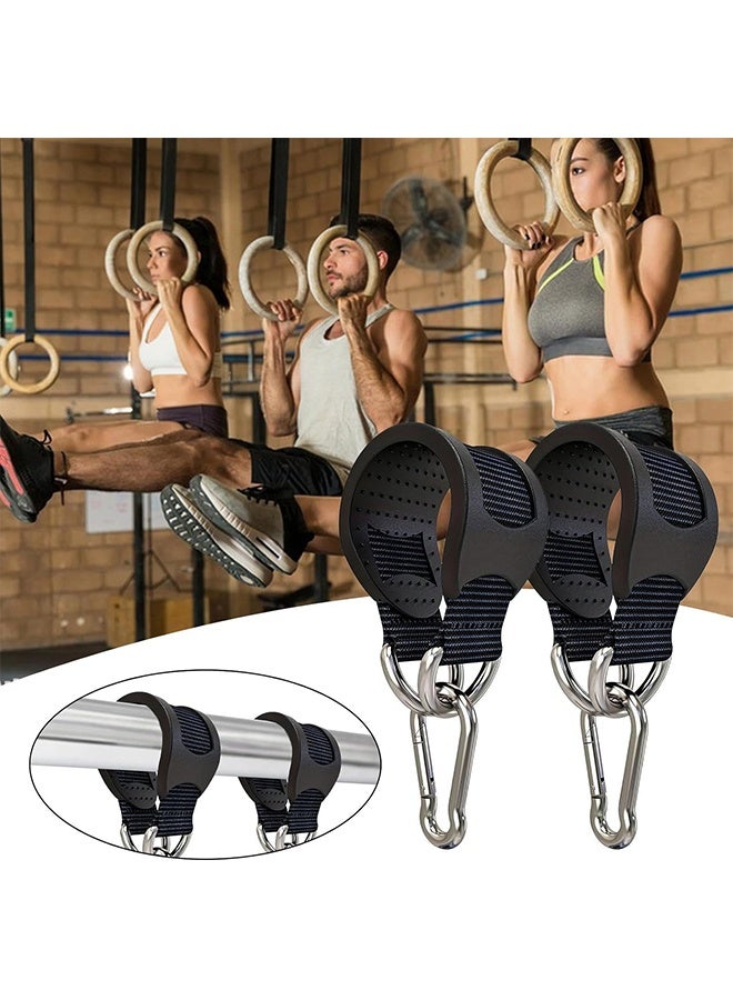 JCB CHIC حامل كيس الملاكمة حزام ثقيل حامل كيس الملاكمة حزام تثبيت للملاكمة زوج واحد معدات التمرين مستلزمات شديدة التحمل للصالة الرياضية في الحديقة المنزل - Image 1