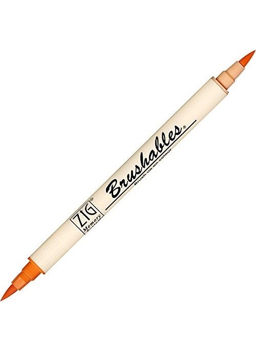 Zig Brush Tip Felt Pen Ms-7700/070 Pure Orange 