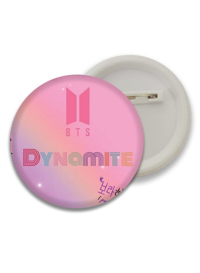 D2c D2C Plastic Premium BTS Round Pin Button Badge - Perfect for Boys, Girls, Men & Women | Trendy KPOP Batches for Bags, Backpacks | Ideal Birthday Gift | Size 58mm Multicolor (0+Years) Pack of 5 D1  - Image 2