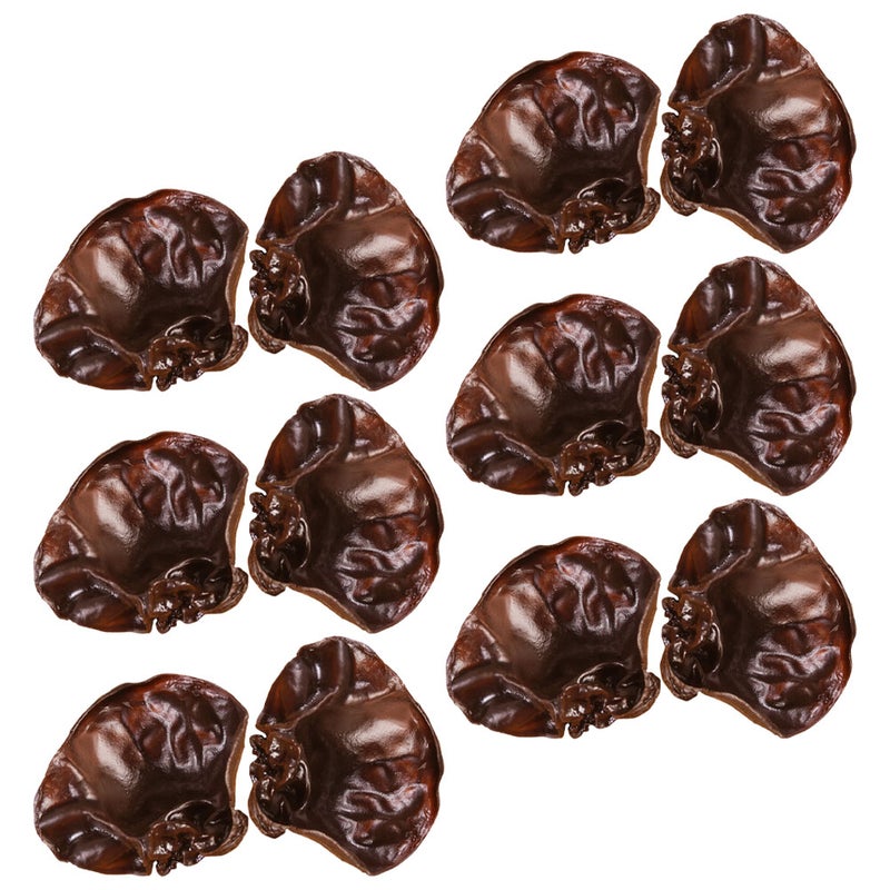 12pcs Artificial Food Model Simulation Vegetable Decors Fake Agarics Ornaments Lifelike Fake Agarics Props - Image 3