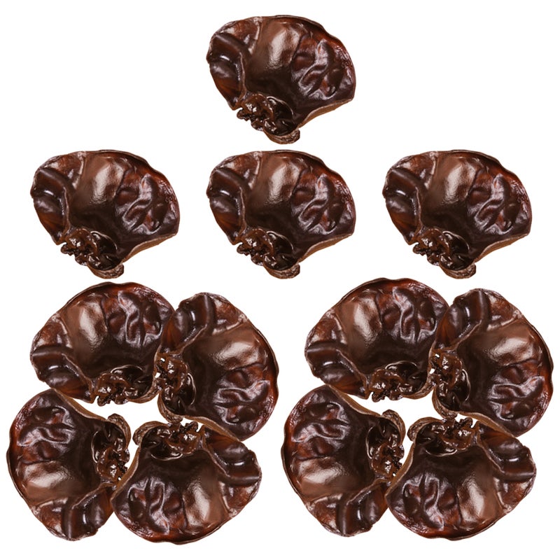 12pcs Artificial Food Model Simulation Vegetable Decors Fake Agarics Ornaments Lifelike Fake Agarics Props - Image 1