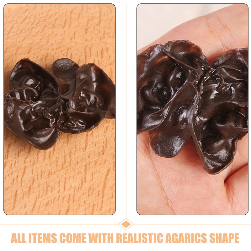 12pcs Artificial Food Model Simulation Vegetable Decors Fake Agarics Ornaments Lifelike Fake Agarics Props - Image 5