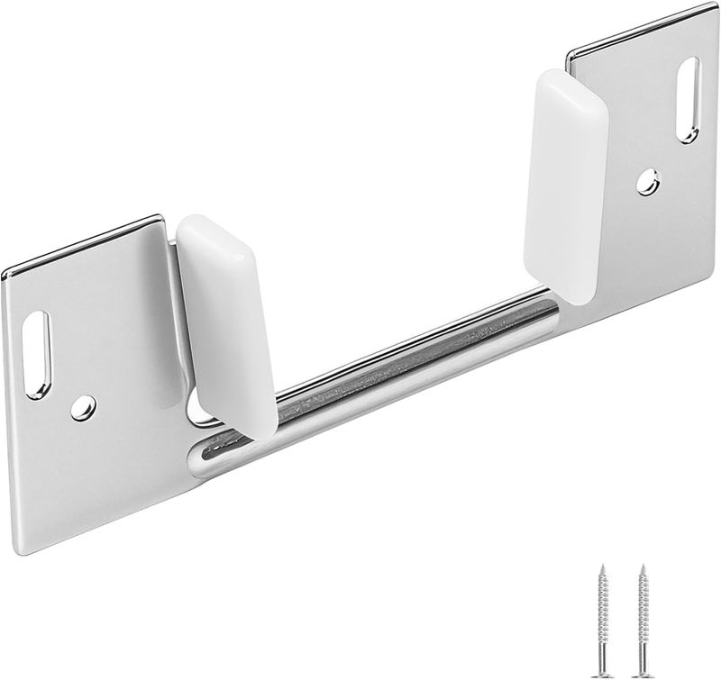 Lashow 8Pcs Pocket Door Guide Bottom, Hidden Bottom Sliding Door Guide, Jamb Mounted, Steel Bracket for 1-3/8-Inch Thick Doors - Image 1