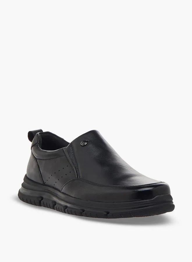 لو كونفورت Men Slip-On Leather Loafers