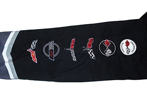 JH DESIGN GROUP Corvette Racing Embroidered Cotton Jacket Black Size Small - Image 5