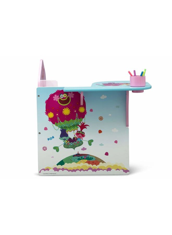 Delta CHILDREN Chair Desk with Storage Bin - Ideal for Arts & Crafts, Snack Time, Homeschooling, Homework & More - Greenguard Gold Certified, Trolls World Tour - Image 5