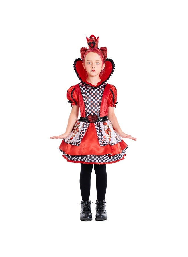 NIBEMINENT Queen of Hearts, Stamp Poker Queen, Alice's Adventures in Wonderland, Queen of Hearts, Puffy Dress - Image 1
