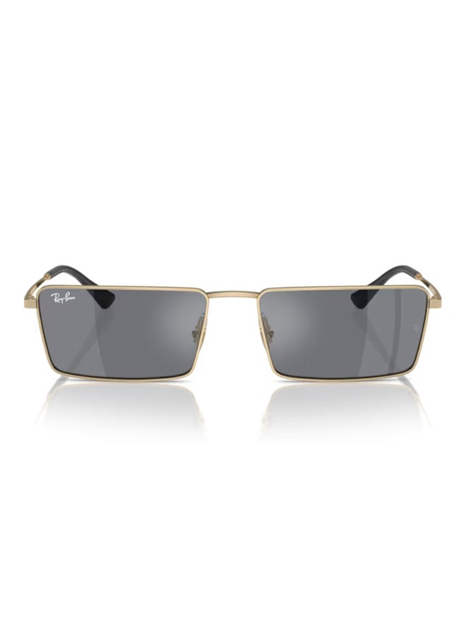 Ray-Ban Women Ray-Ban RB3741 92136V Women's Rectangular Sunglasses - Lens Size: 56 mm - Image 3
