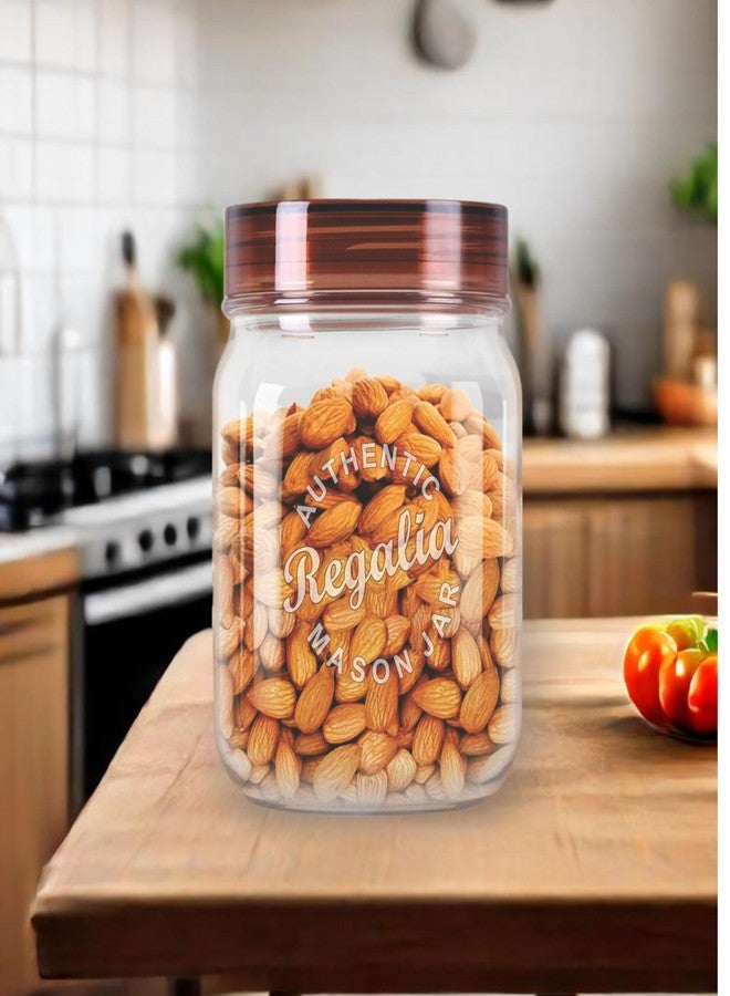 Java Regalia Plastic Storage Jar and Container Set, Airtight & BPA Free Containers for Kitchen Storage, Grocery Kitchen Container Stoarge, Multipurpose Transparent Jar, 500 ML Each, Set of 3 - Image 5