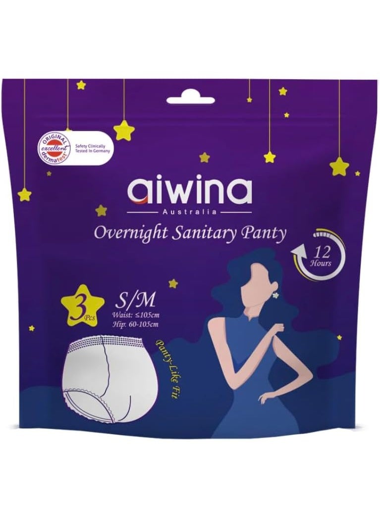 Overnight Sanitary Panty for Women-(L/XL 3, count)