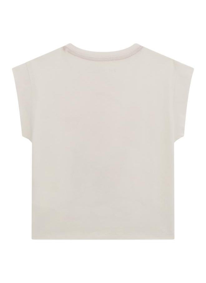 GUESS Kids Slogan Crew Neck T-Shirt  - Image 2