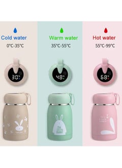 Generic Vacuum Cup, Stainless Steel Steel Lightweight Portable Thermos with Temperature Display Stainless Steel Thermal Filter Coffee Tea, Vacuum Cup, Kids Water Bottle for Travel Home, School Office  - Image 4